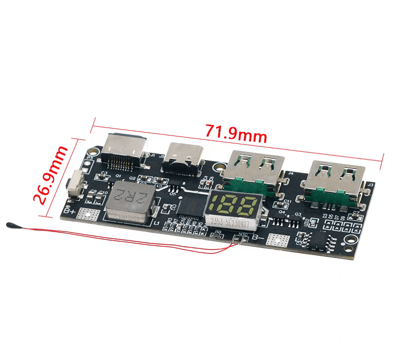 Power Bank Module — PD 22.5W (v2)