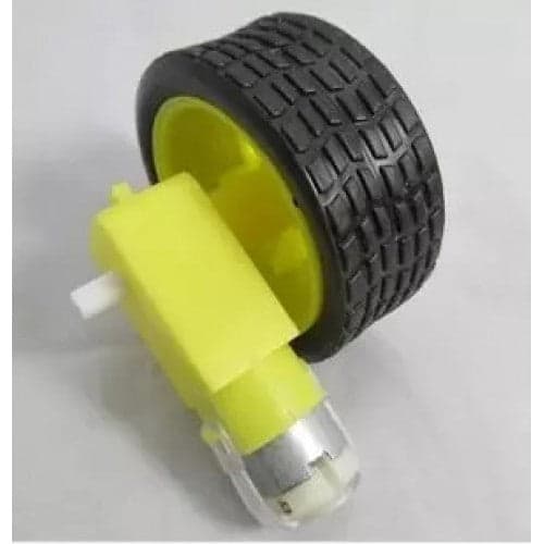DC gear motor with wheel